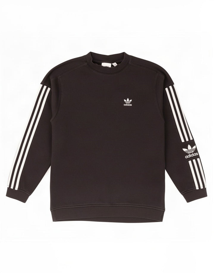 Adidas grafisk sweatshirt til mænd, lille sort bomuld