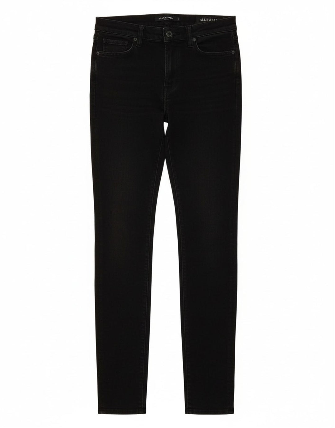 ALL SAINTS Womens Skinny Jeans W27 L30 Black