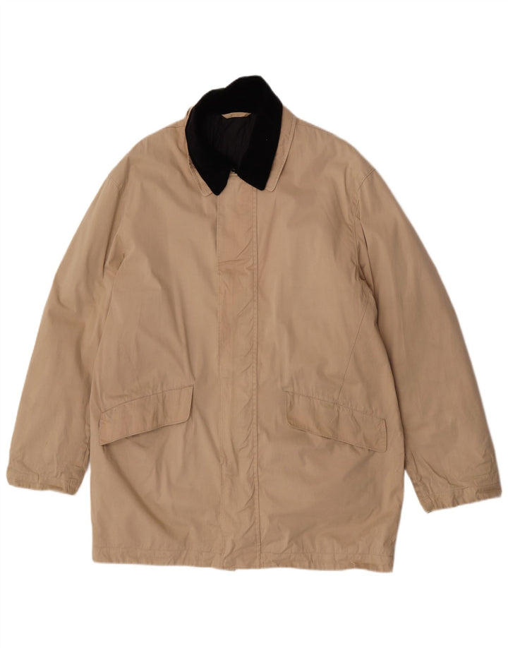 Gant Herre Overfrakke UK 40 Large Beige Colourblock