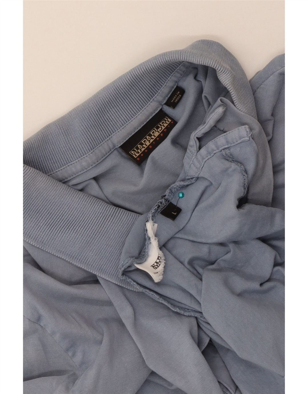 NAPAPIJRI Herre Geographic Polo Shirt Large Blue
