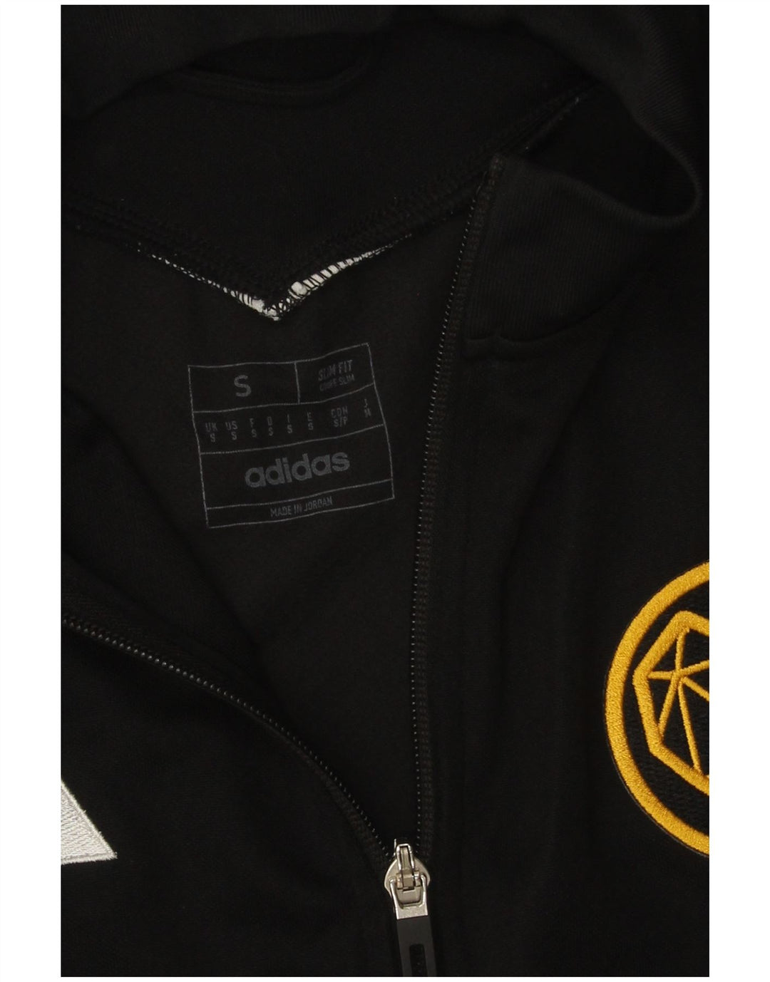 Adidas Herre Aeroready Slim Fit Træningsdragt Top Jakke Lille Sort Polyester