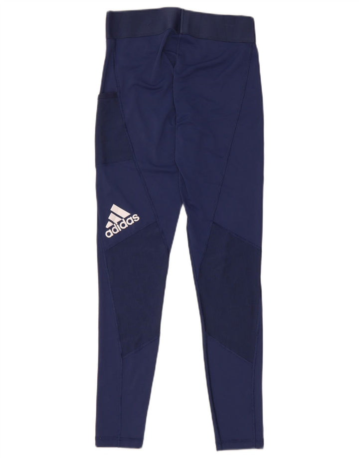 Adidas Dame Leggings UK 8/10 Small Navy Blue