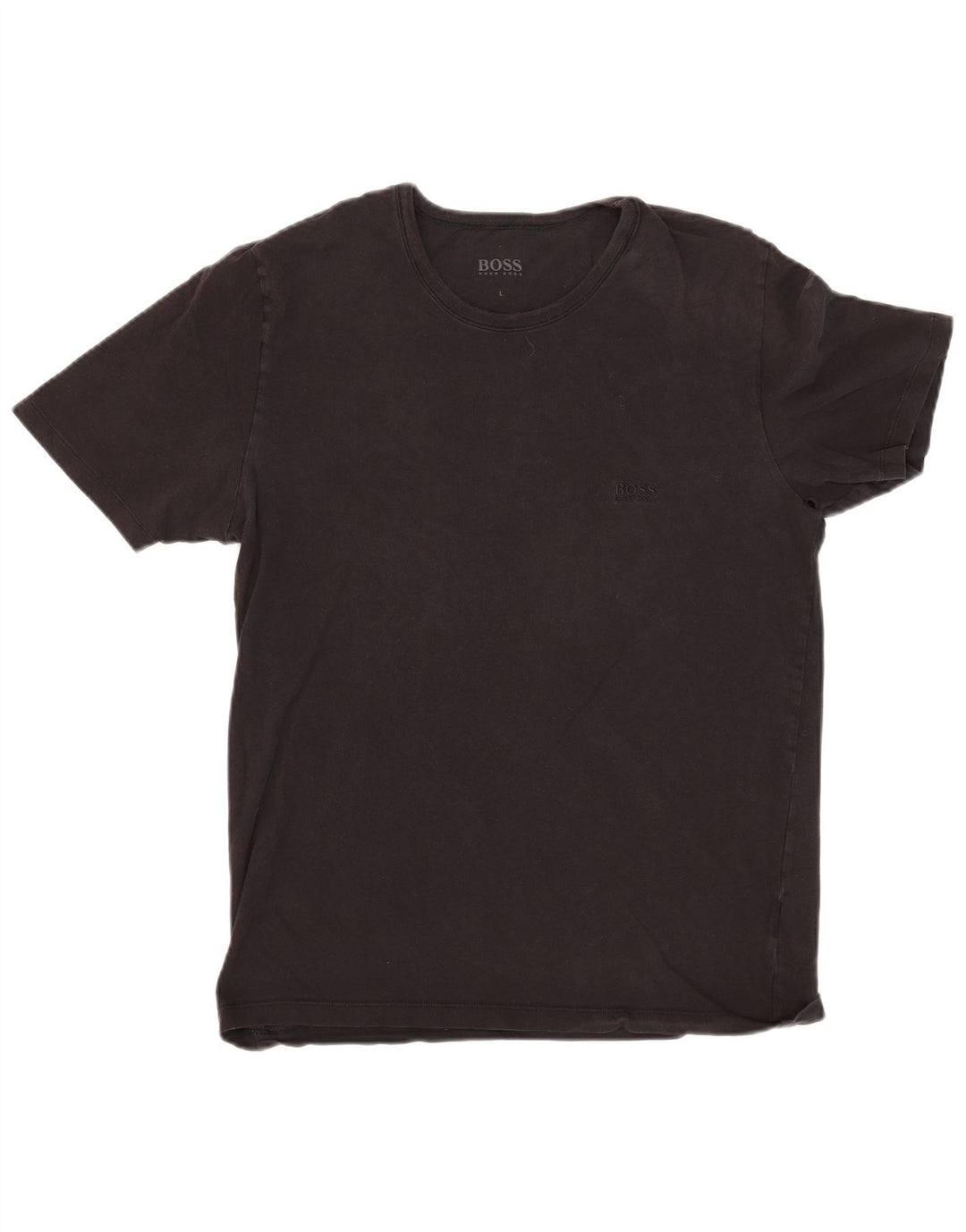 Hugo Boss Herre T-Shirt Top Stor Sort