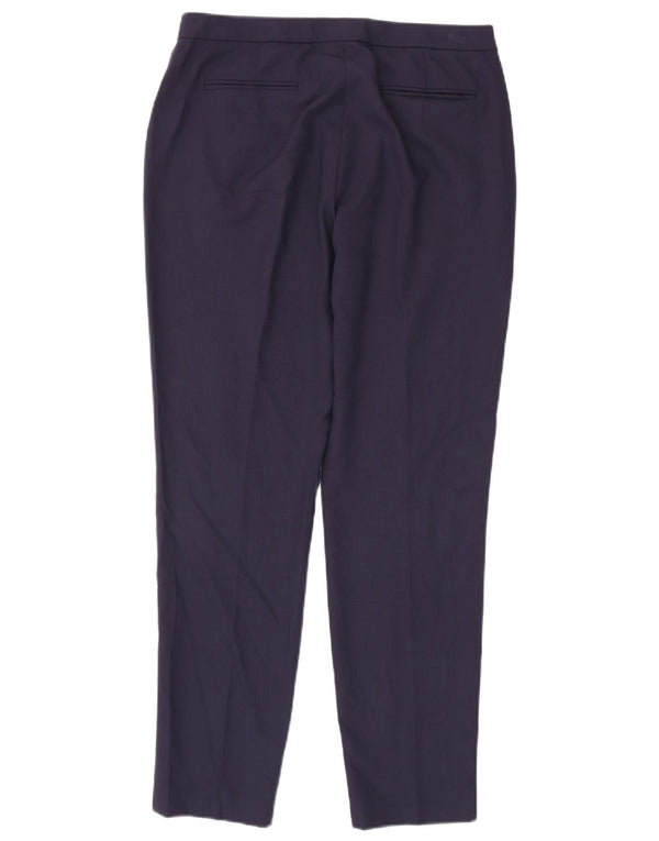 Reiss Slim Fit Chinobukser til kvinder UK 12 Medium W32 L29 Marineblå viskose