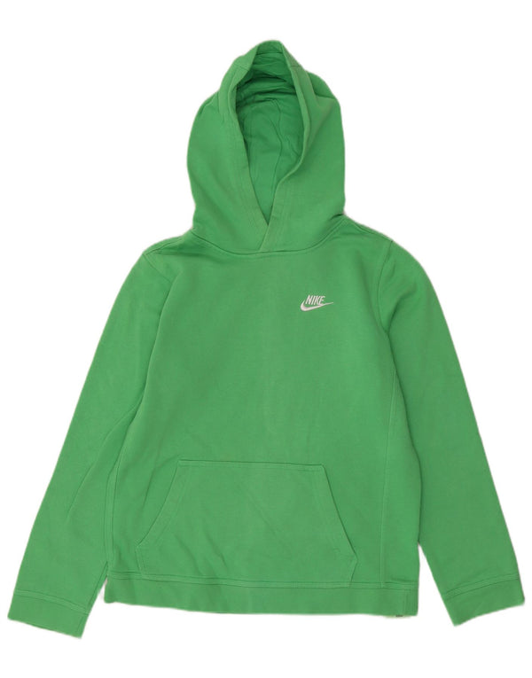 Nike Boys Hoodie Jumper 13-14 år XL Grøn Bomuld