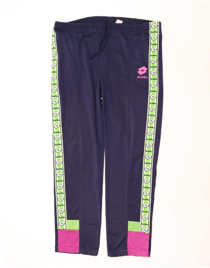 Lotto Herre fuld træningsdragt XL Navy Blue Colourblock