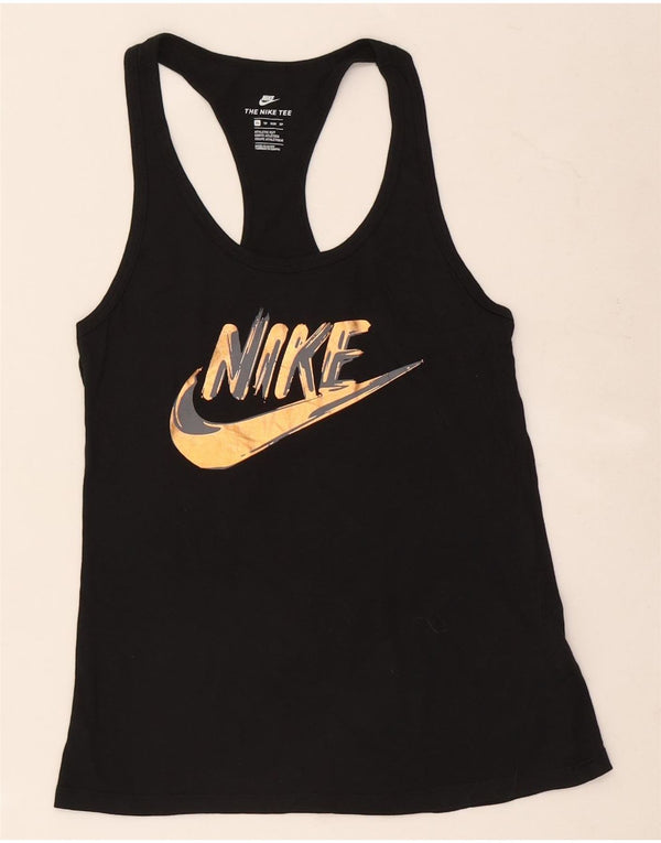 Nike Herre Athletic Cut Grafisk Vest Top XS Sort Bomuld