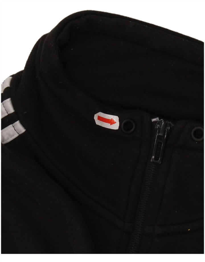 Adidas Dame Climalite Træningsdragt Topjakke UK 16/18 Stor Sort Polyester