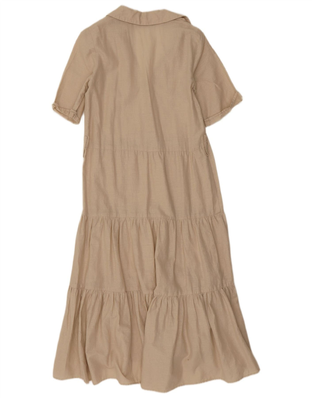 Zara Dame A-Line Kjole UK 10 Small Beige