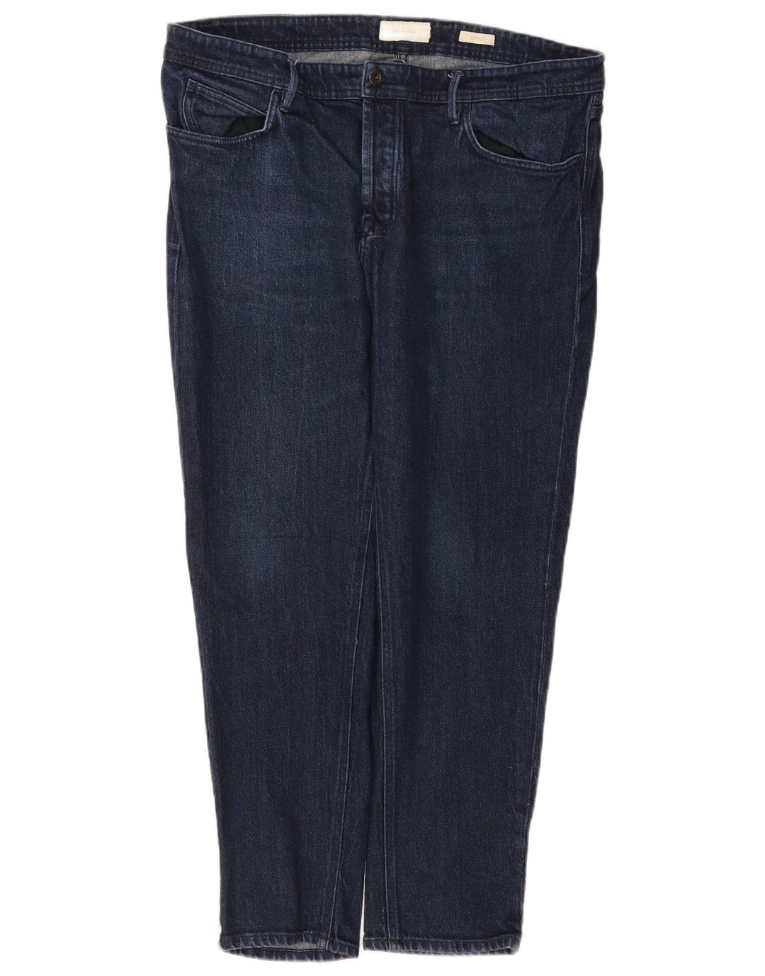 Massimo Dutti Herre Tapered Jeans W38 L28 Marineblå Bomuld