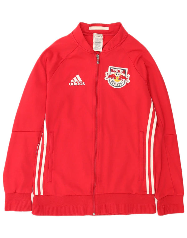 Adidas Herre Red Bull Grafisk træningsdragt Topjakke Medium Rød Polyester