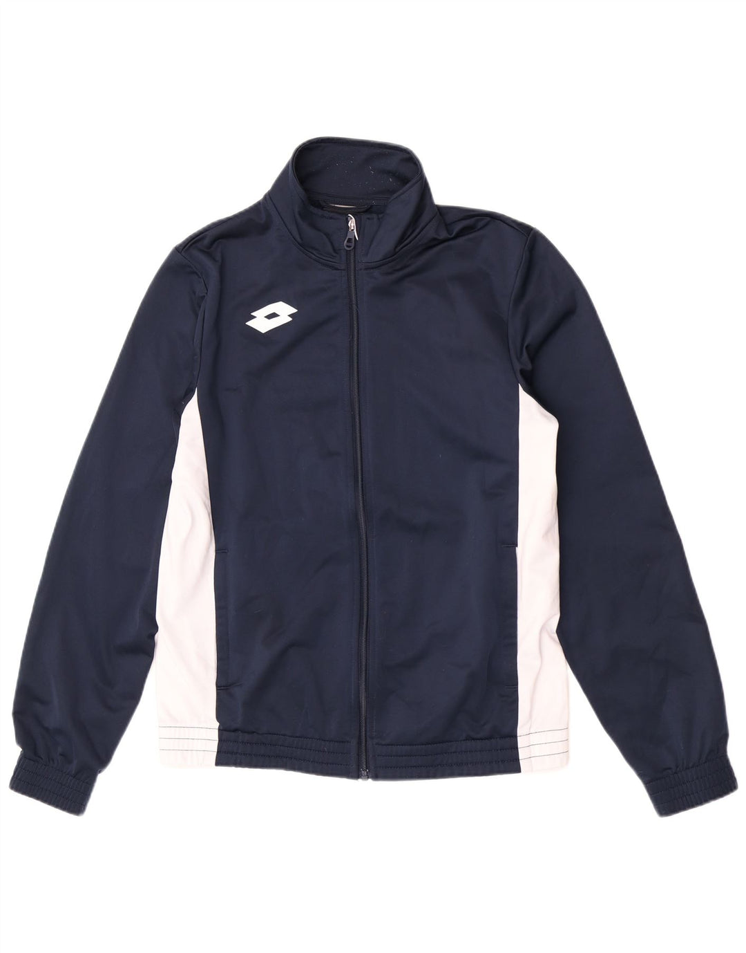 Lotto Herre Regular Fit træningsdragt Top jakke Small Navy Blue Colourblock