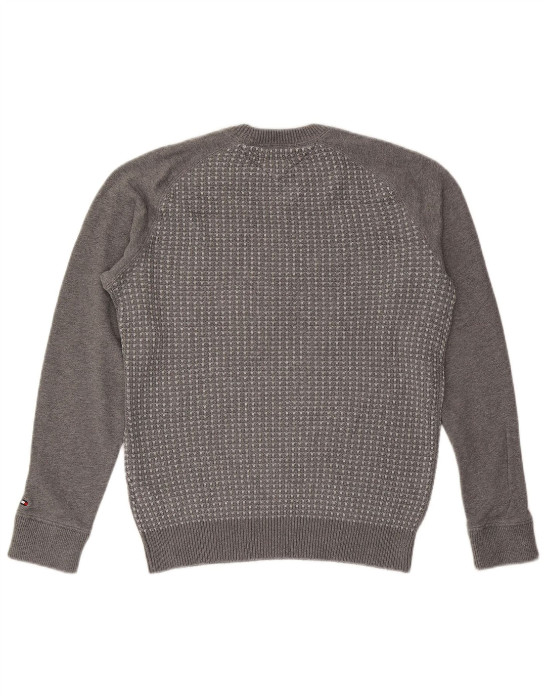 Tommy Hilfiger Herre Crew Neck sweater Medium Grå Geometrisk Bomuld