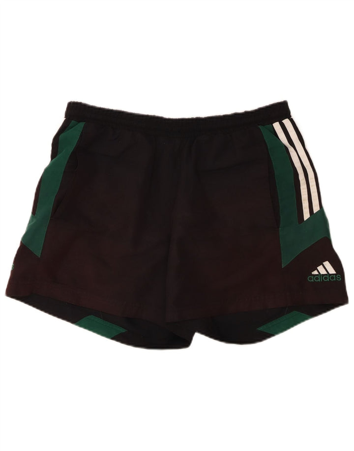 Adidas Herre Sportshorts Medium Sort Colourblock Polyester