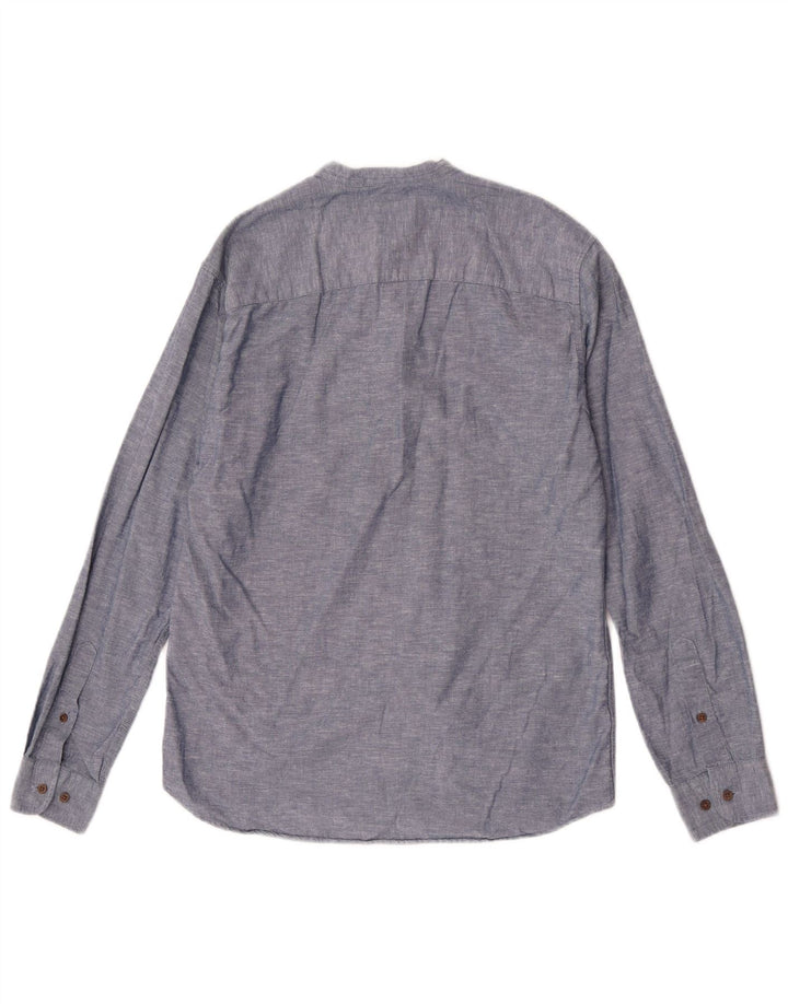 Jack & Jones Premium Slim Pullover skjorte til mænd, lille marineblå flækket