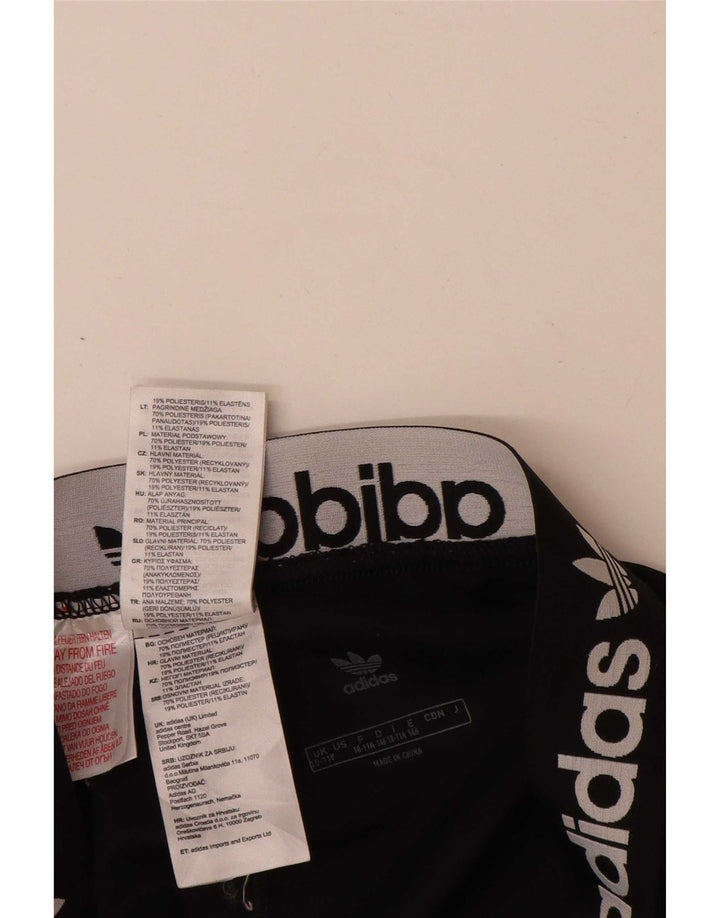 Adidas piger grafiske leggings 11-12 år sort polyester