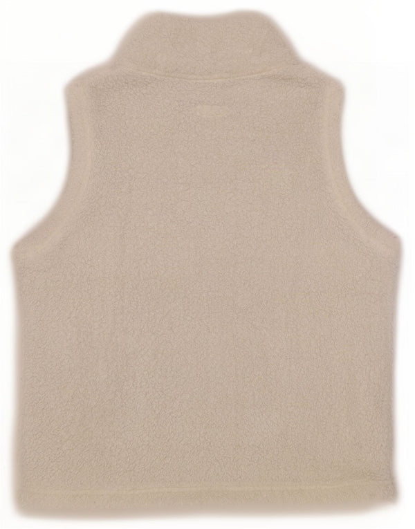 Patagonia Girls Fleece Gilet 9-10 År Medium Hvid Polyester