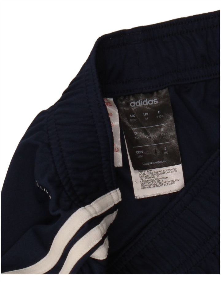 Adidas drenge Climalite sportsshorts 11-12 år marineblå polyester