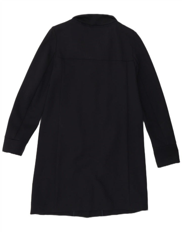 Geox Womens Respira Overfrakke UK 8 Small Navy Blue Cotton