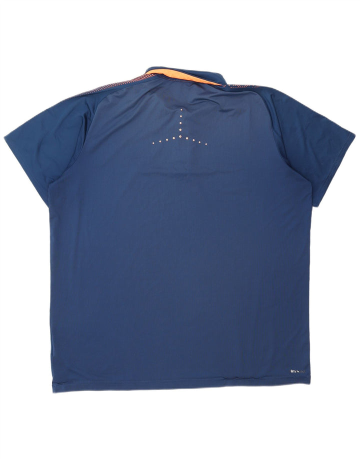 ADIDAS Herre Climacool Polo Shirt XL Blå