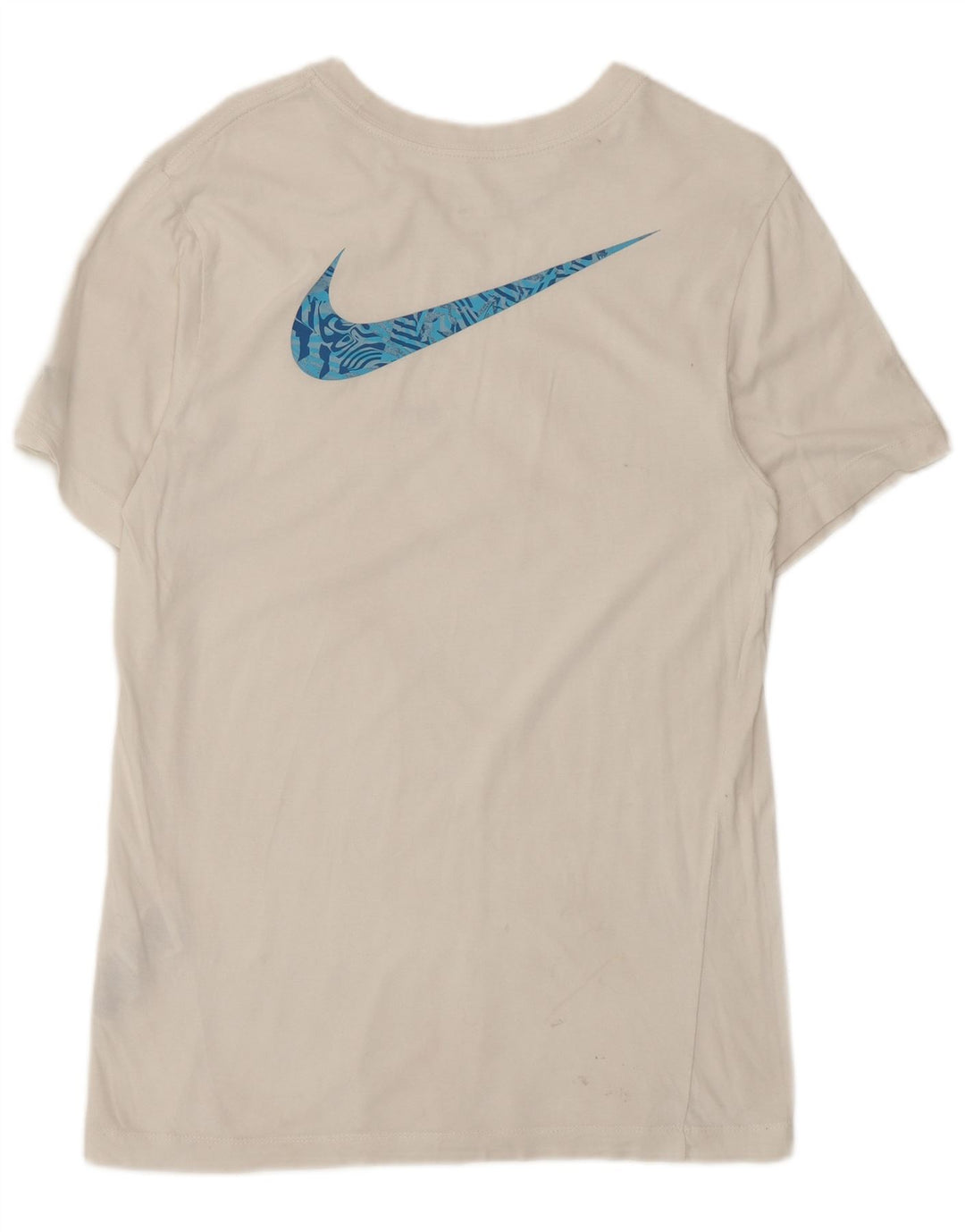 Nike grafisk T-shirt top til mænd, lille hvid bomuld