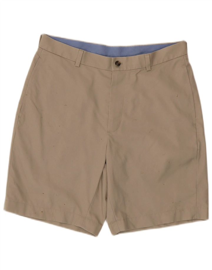 Brooks Brothers Chino Shorts til mænd W32 Medium Beige Bomuld