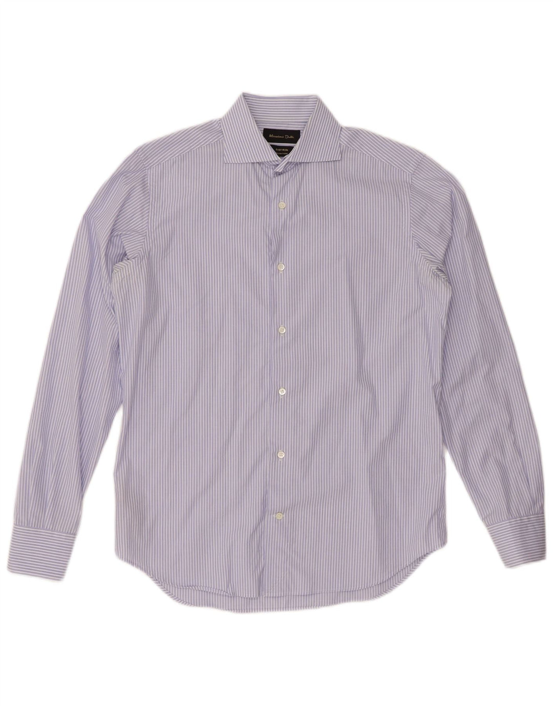 MASSIMO DUTTI Herreskjorte str. 15 38 Mellemblå nålestribet bomuld