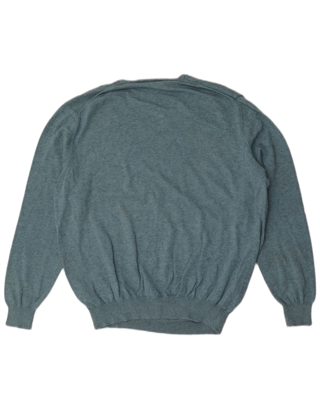 Massimo Dutti Herre V-hals sweater Stor Blå Bomuld
