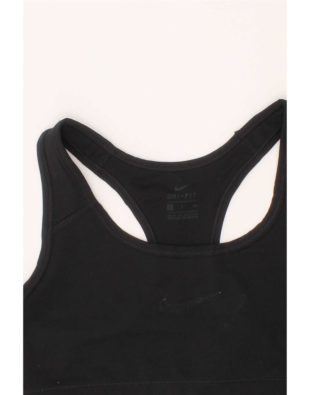 Nike Dame Dri Fit Sport BH Top Lille Sort Polyester Sports