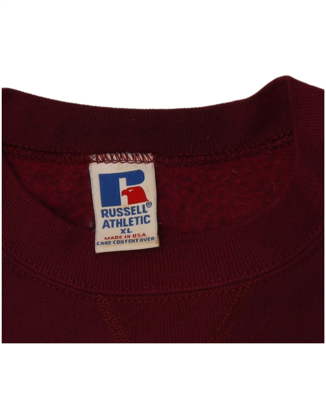 Russell Athletic Herre Sweatshirt Jumper XL Bourgogne bomuld