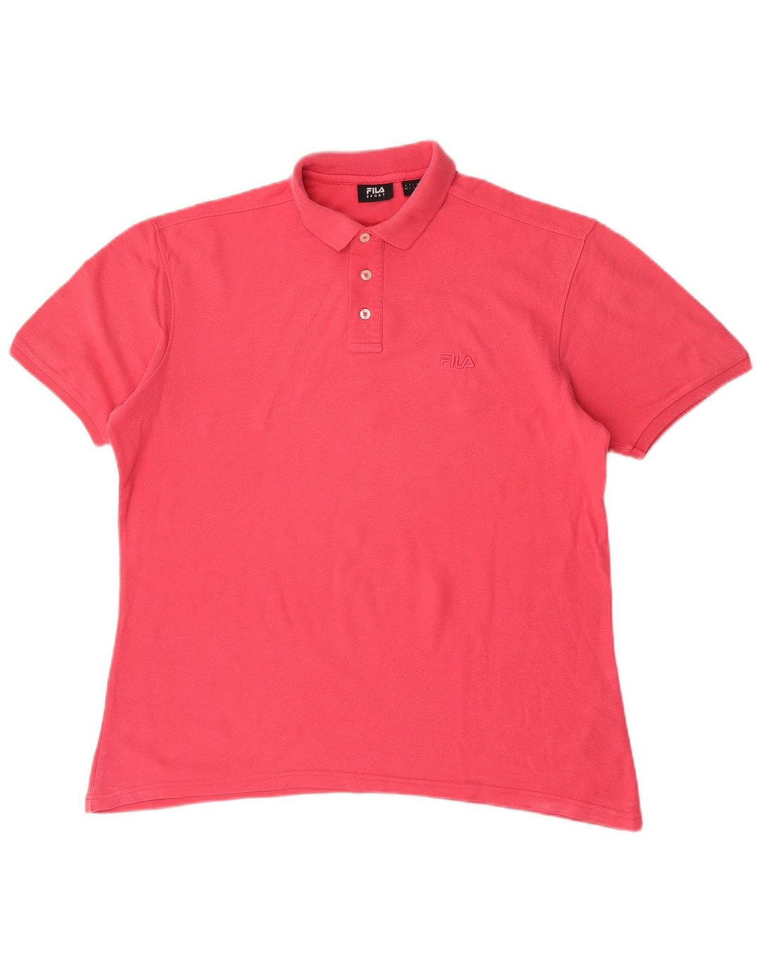 Fila Poloskjorte til mænd Stor Pink Bomuld