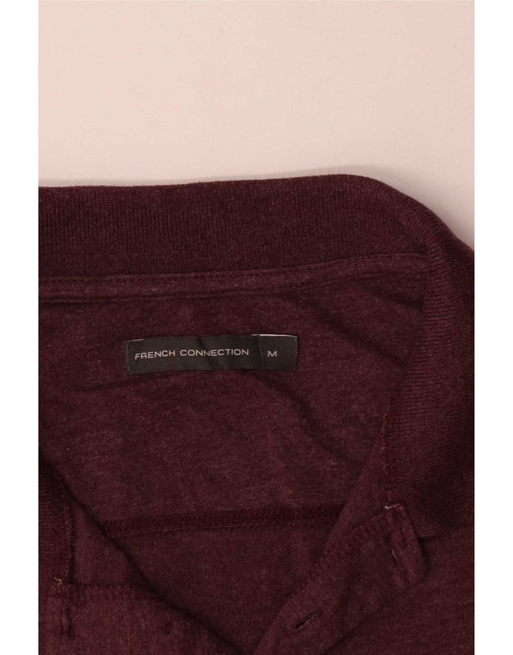 French Connection Herre poloshirt Medium Bourgogne bomuld