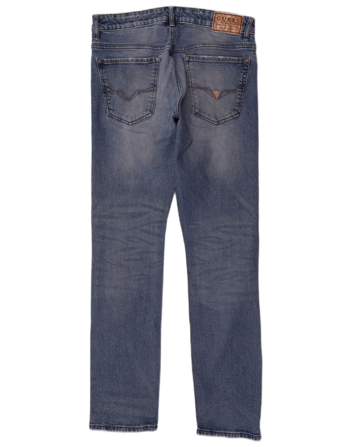 Guess Slim Jeans til mænd W31 L32 blå bomuld