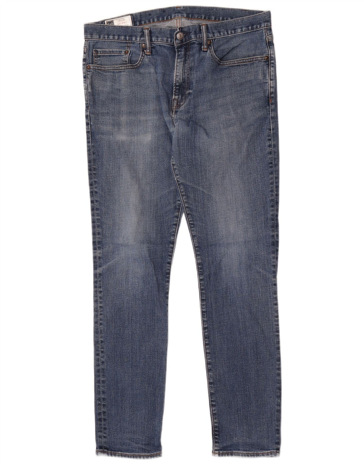 Gap Herre Skinny Jeans W33 L32 Blå Bomuld