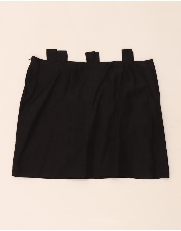 MAX & CO. Mininederdel til kvinder IT 46 Large W34 Black Acetate