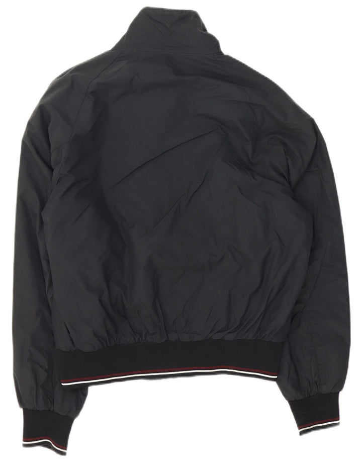 North Sails Herre Bomber Jacket UK 38 Medium Sort Stribet Polyamid