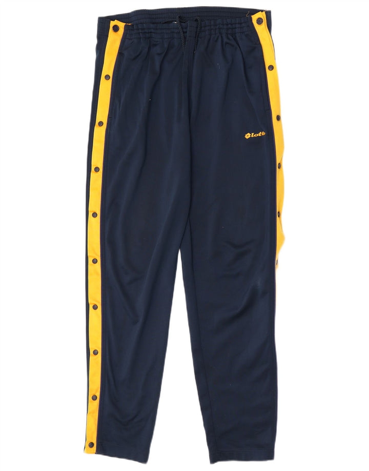 Lotto Herre Joggers Træningsdragt Bukser Medium Navy Blue Colourblock