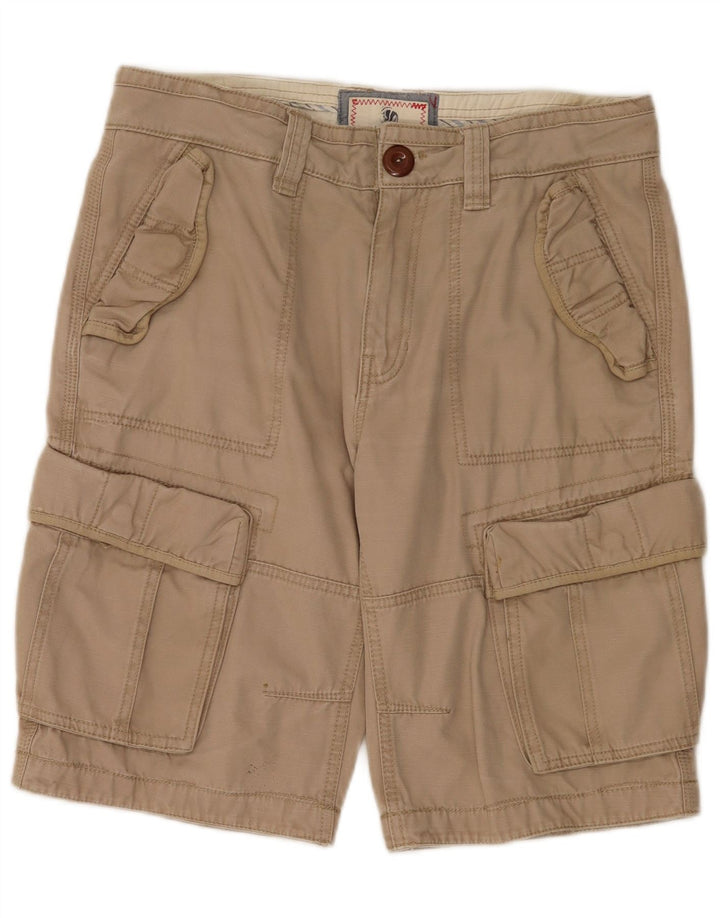 FAT FACE Herre Cargo Shorts W32 Medium Beige Bomuld