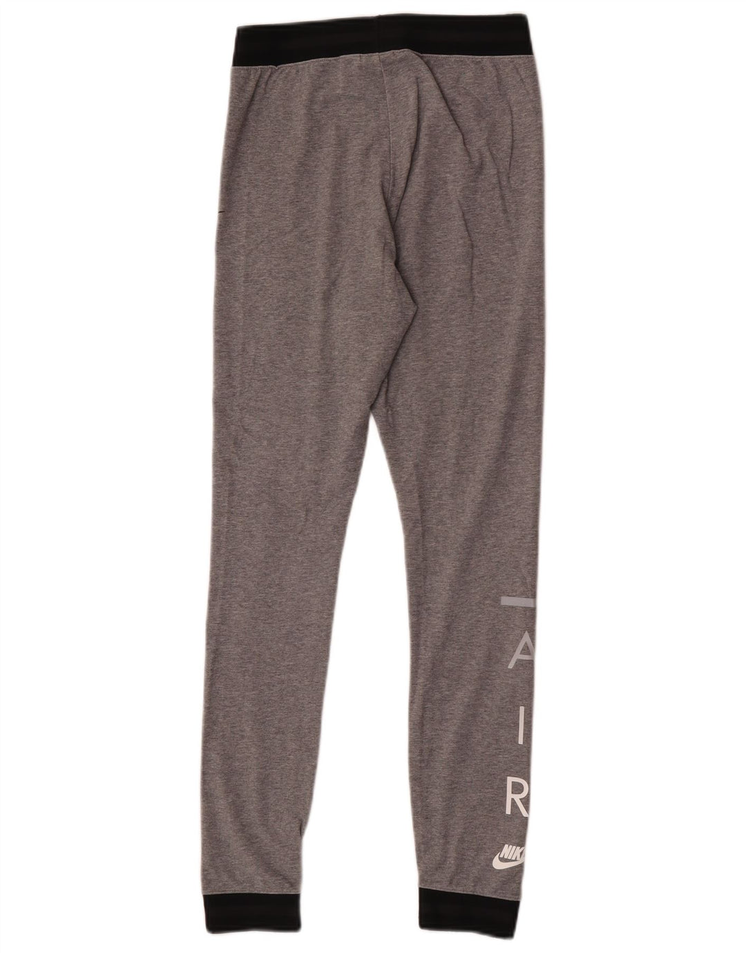 Nike Dame Leggings UK 10 Small Grey Colourblock Bomuld
