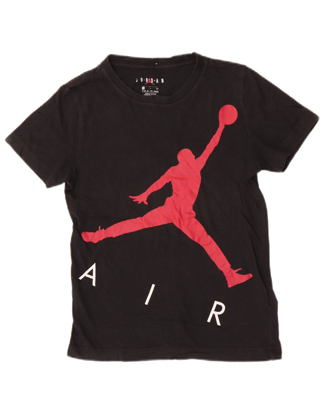 Jordan Boys Grafisk T-Shirt Top 8-9 år Lille sort bomuld