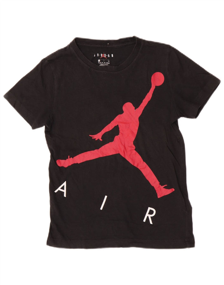 Jordan Boys Grafisk T-Shirt Top 8-9 år Lille sort bomuld