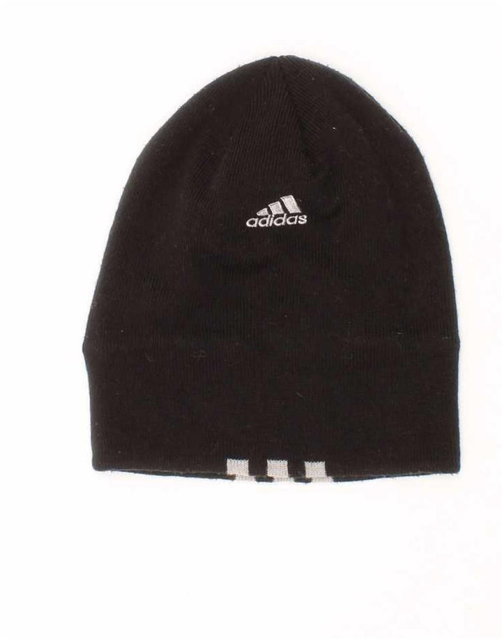Adidas Boye Hat One Size sortstribet polyester