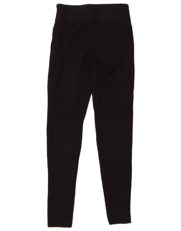 Zara Dame Leggings UK 6 XS Sort Viscose