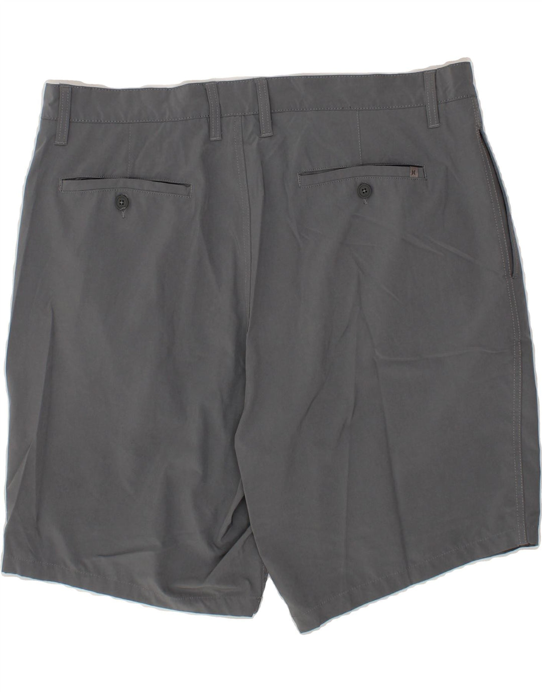 HURLEY Mens Chino Shorts W40 XL Grey Polyester Vintage Hurley and Second-Hand Hurley from Messina Hembry 