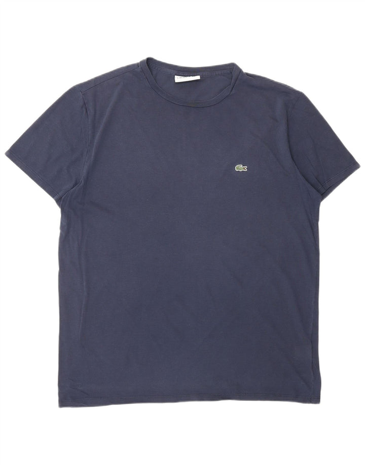 Lacoste Herre T-Shirt Top Stor Marineblå Bomuld