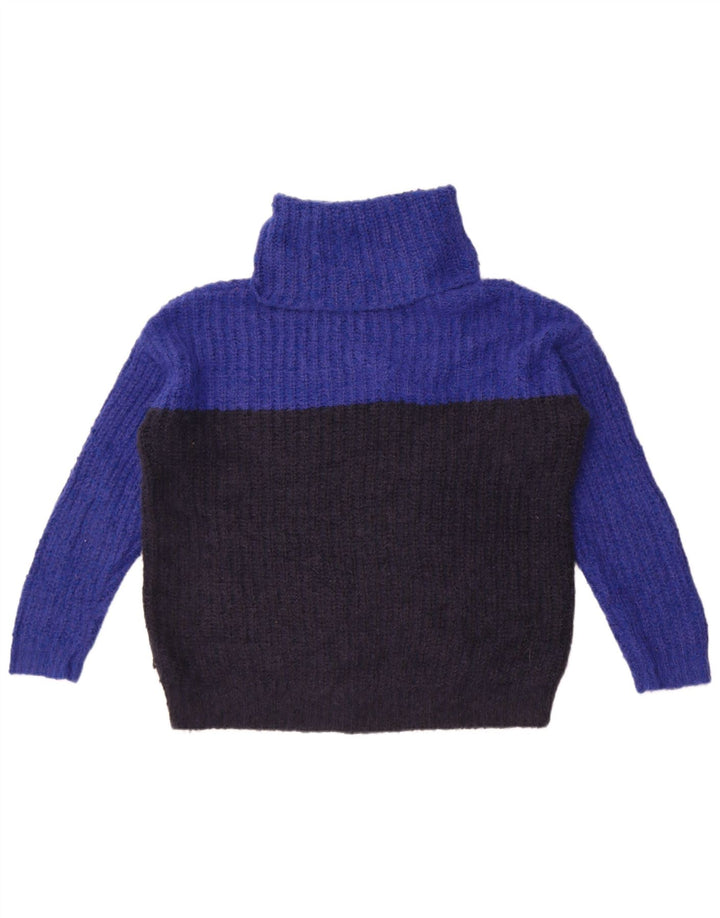 Marks & Spencer Dame Rullehals sweater UK 14 Medium Sort