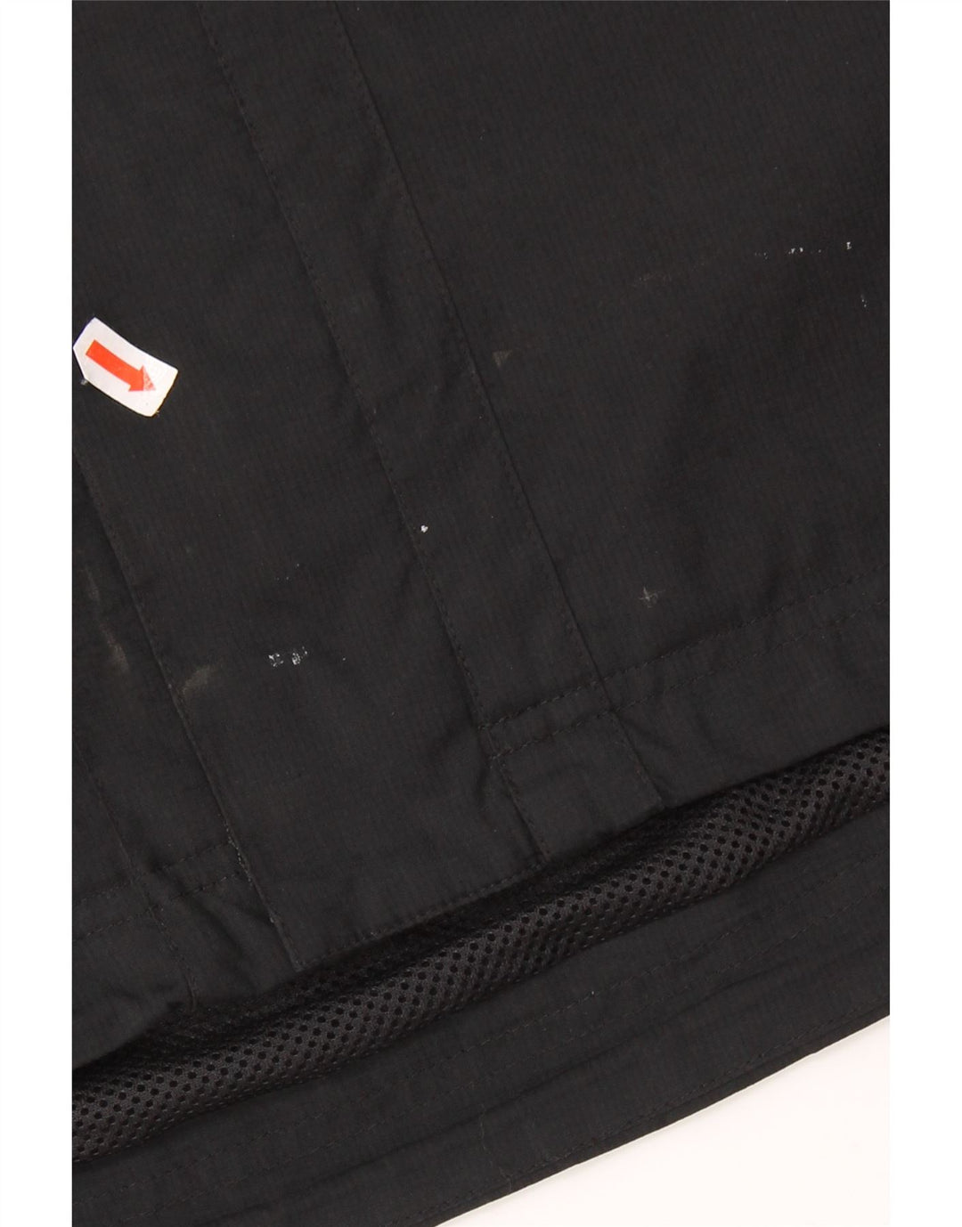 ADIDAS Regnjakke med hætte til mænd UK 38 Medium Sort Colourblock Polyester