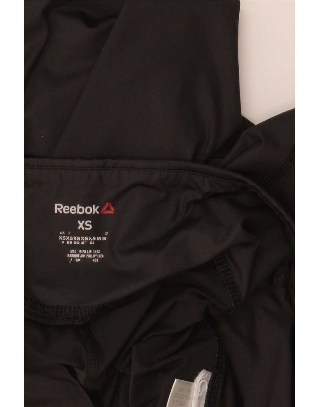 Reebok Womens Leggings UK 4/6 XS Sort