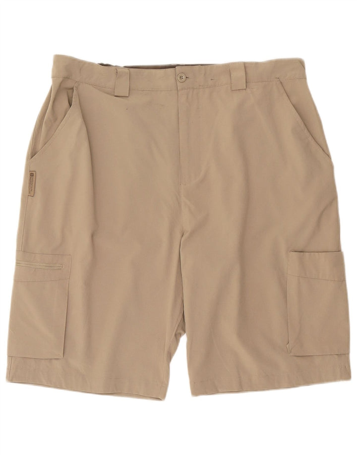 Mountain Warehouse Herre Cargo Shorts W38 XL Beige Polyester