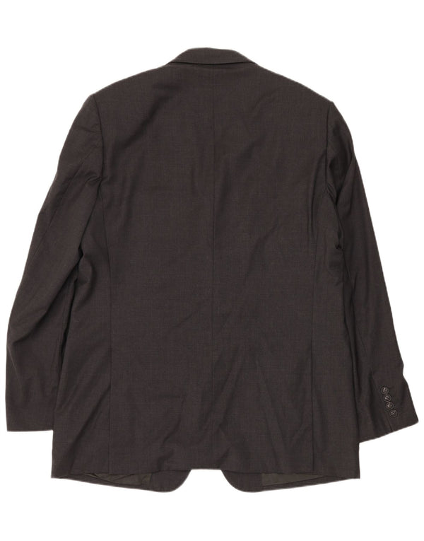 Valentino Herre 3-knaps blazerjakke IT 54 2XL Grå Ny Uld